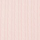 Baby Girls Pink Logo Knitted Blanket, 1, hi-res