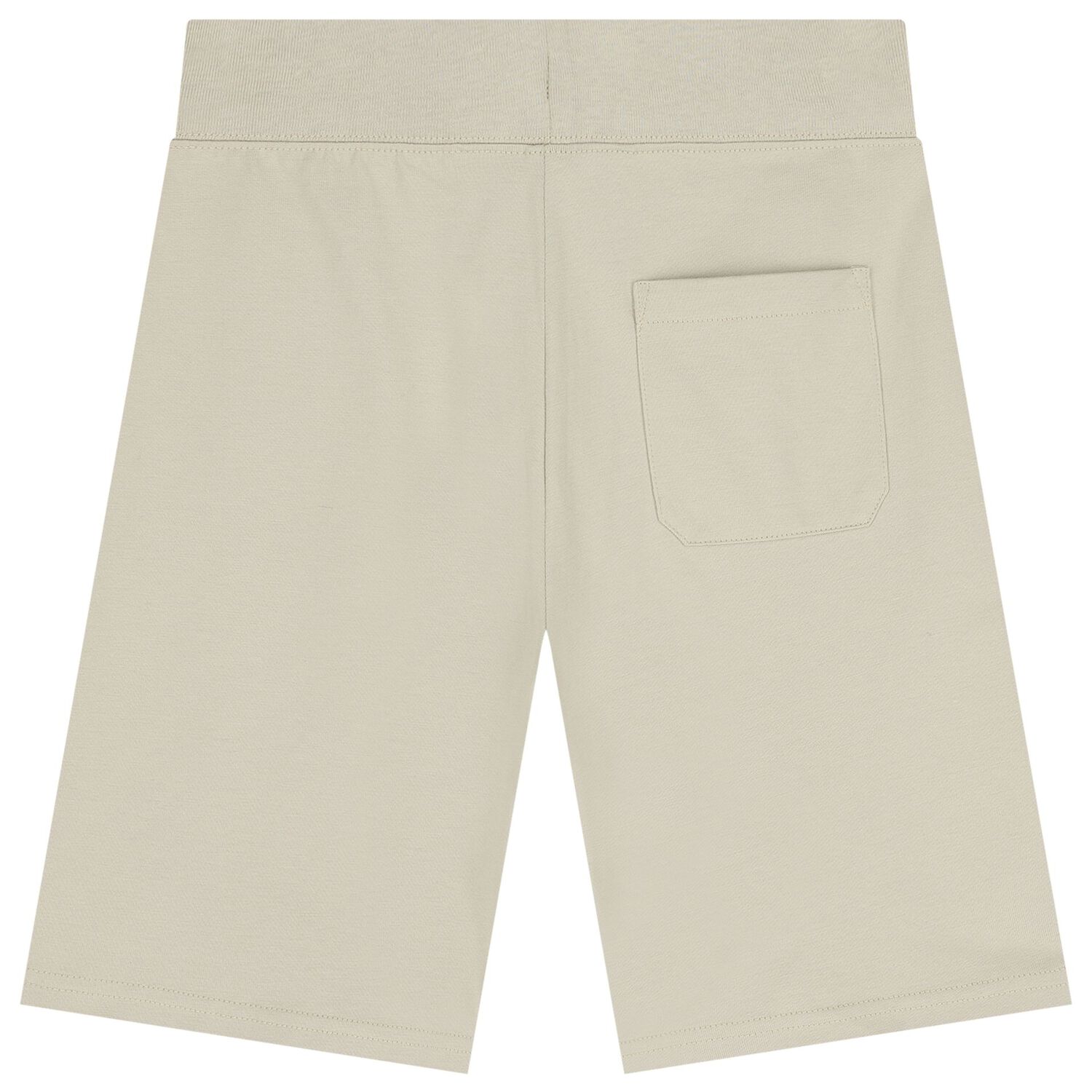 Boys Beige Logo Shorts , 1, hi-res