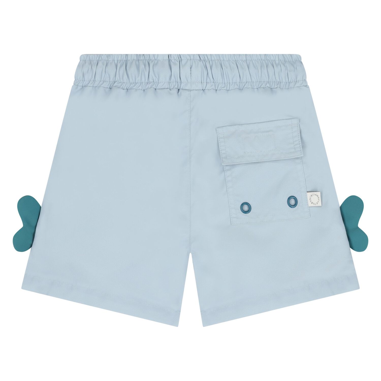 Younger Boys Blue Whale Swim Shorts, 1, hi-res