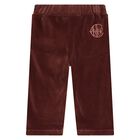 Younger Girls Burgundy Logo Tracksuit, 1, hi-res