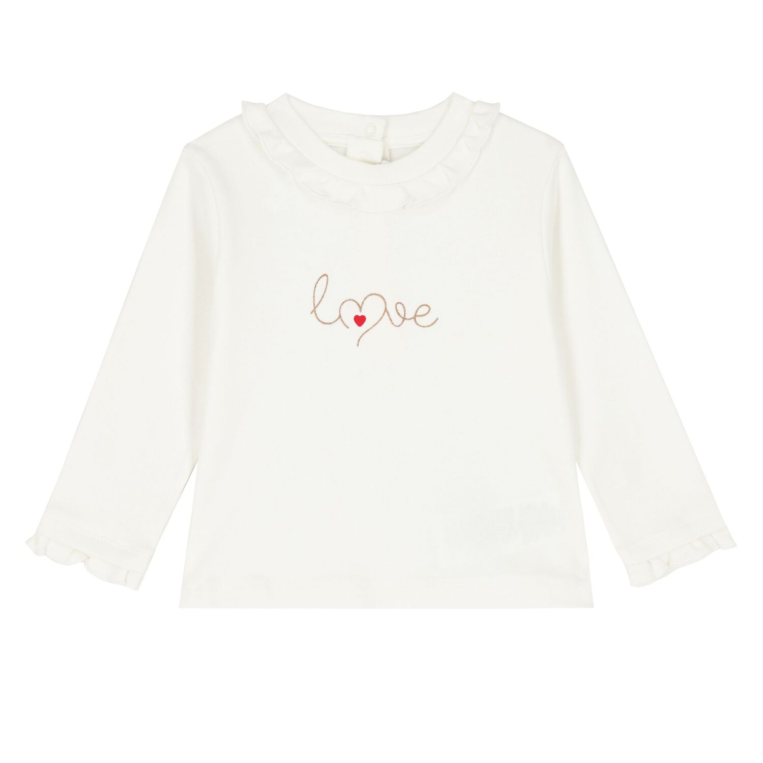 Baby Girls Ivory & Red Skirt Set, 1, hi-res