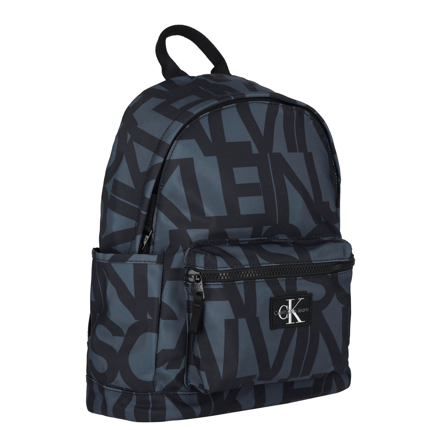 Blue & Black Logo Backpack, 2, hi-res