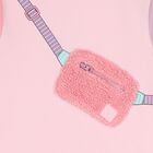 Girls Pink Bag Dress Set, 1, hi-res