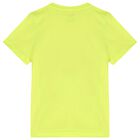 Boys Neon Yellow Logo T-Shirt, 1, hi-res