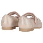 Younger Girls Rose Gold Flower Shoes, 2, hi-res