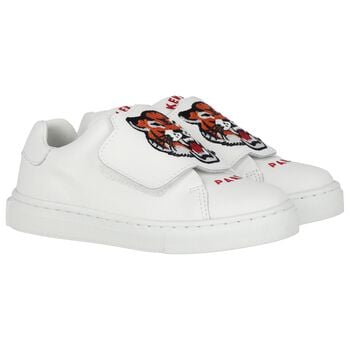 White Tiger Logo Trainers