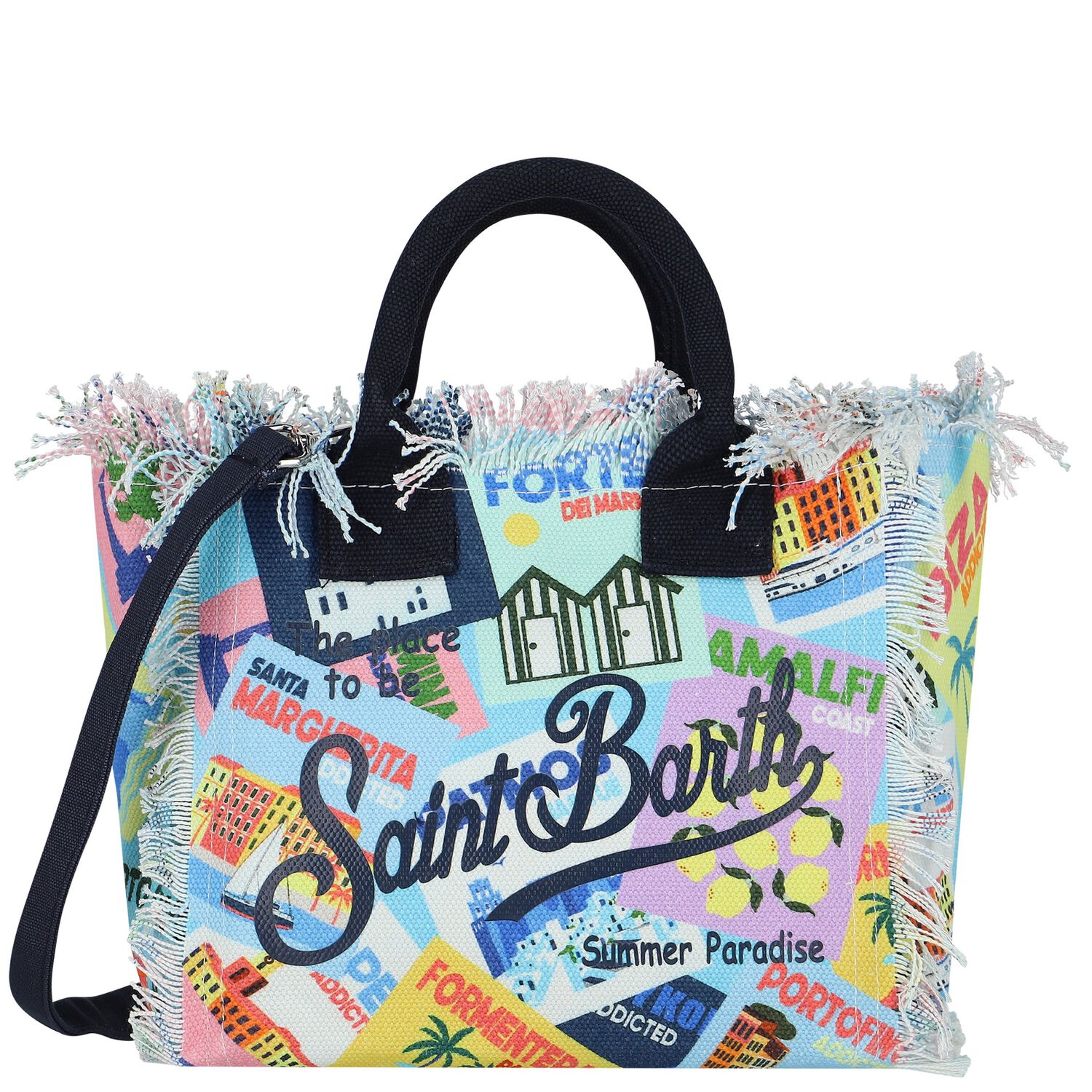 Girls Multi-Coloured Tote Bag, 1, hi-res