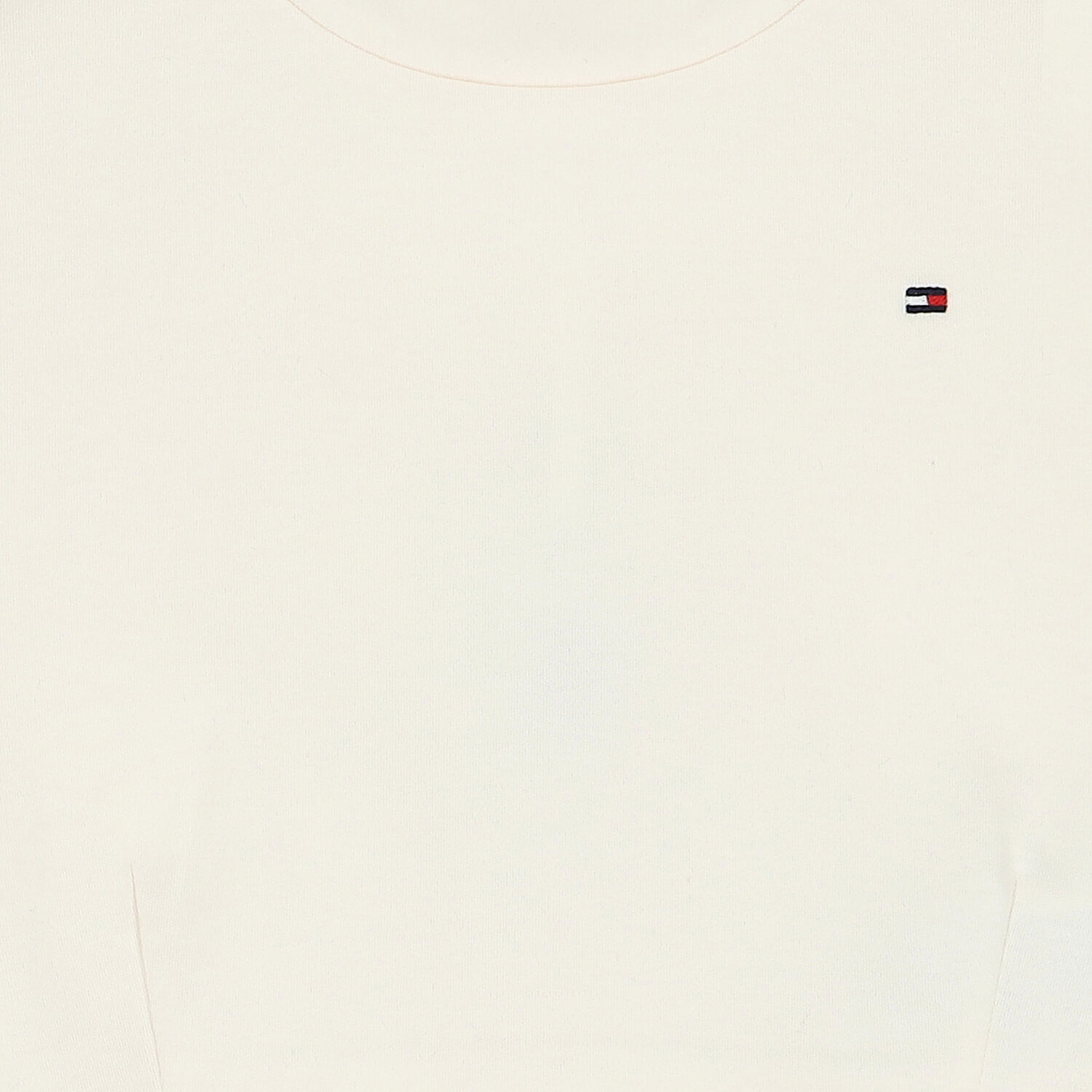 Girls Ivory Logo Crop Top, 1, hi-res