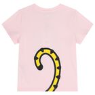Girls Pink Tiger Logo T-Shirt, 1, hi-res