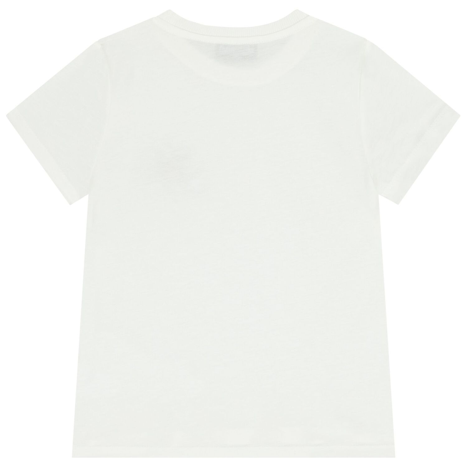White Teddy Bear Logo T-Shirt, 1, hi-res