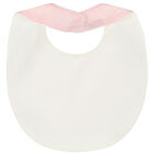Baby Girls Pink & Ivory Bib ( 2-Pack ), 1, hi-res