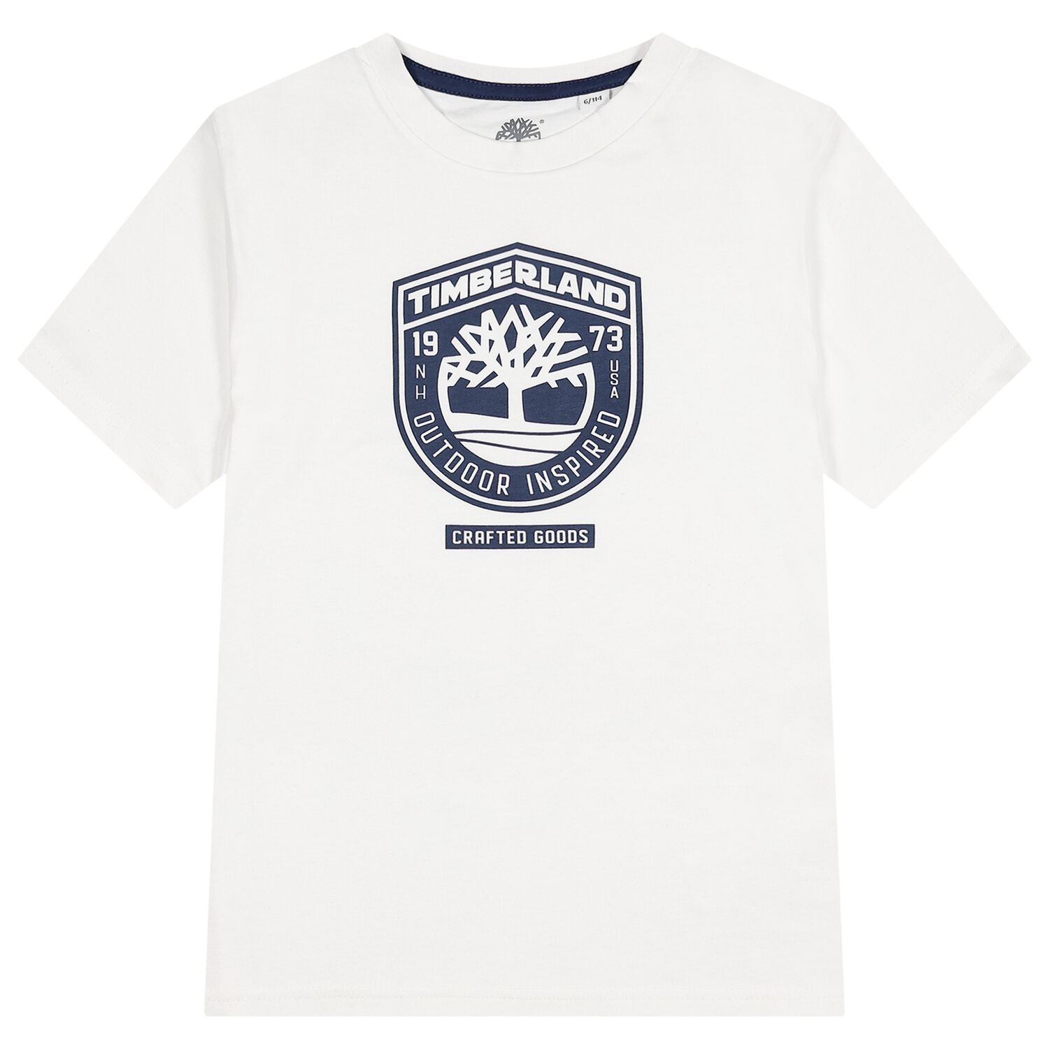 Boys White Logo T-Shirt, 2, hi-res