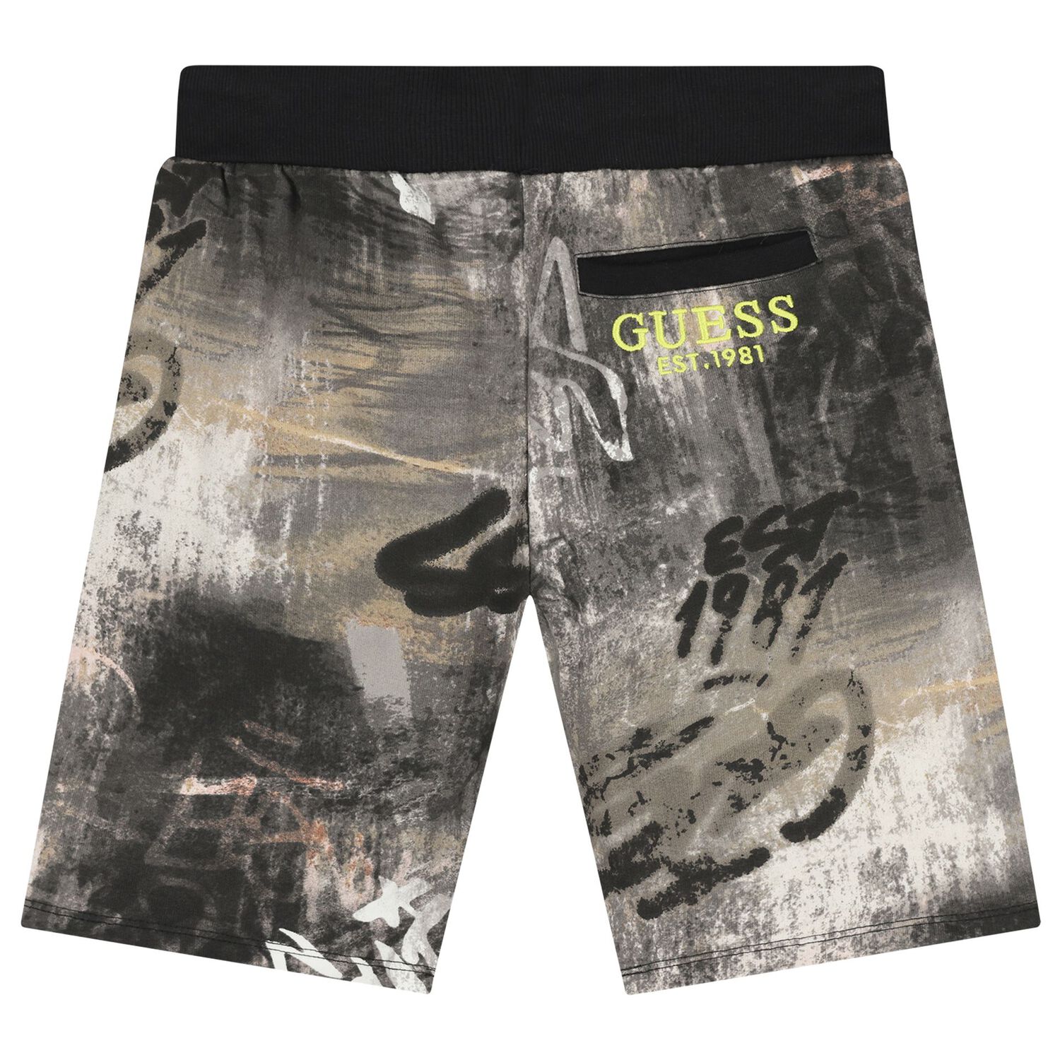 Boys Beige & Grey Logo Shorts, 2, hi-res