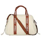 Ivory Logo Baby Changing Bag, 1, hi-res