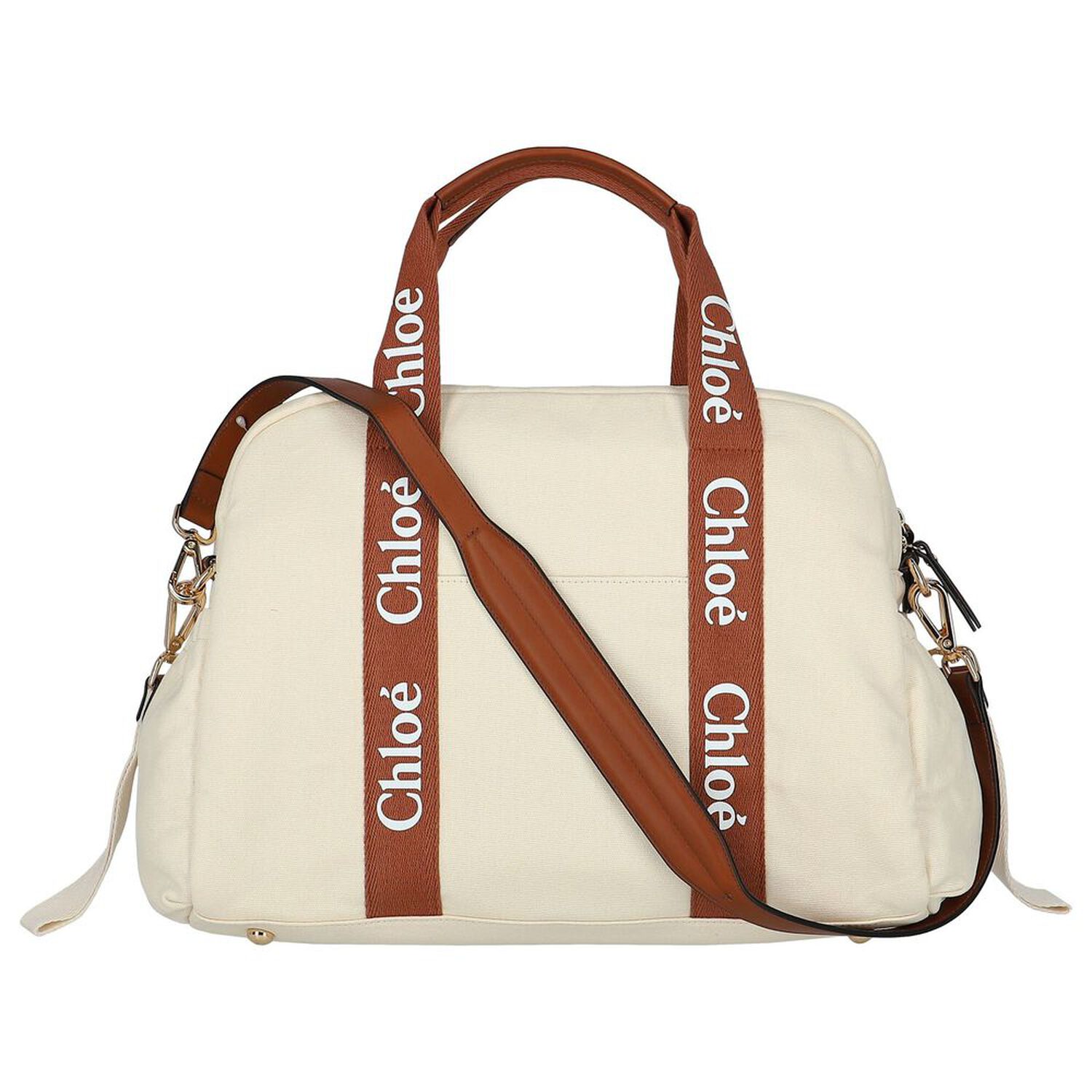 Ivory Logo Baby Changing Bag, 1, hi-res