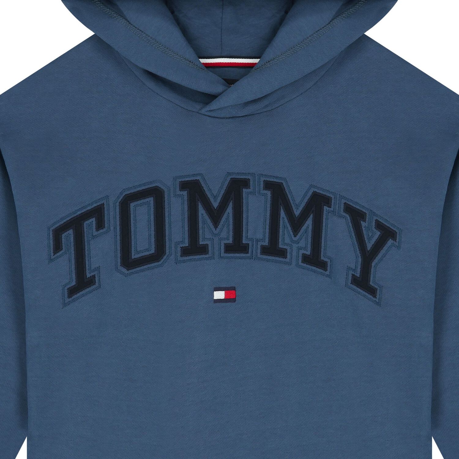 Boys Blue Logo Hooded Top, 1, hi-res image number null