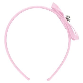 Girls Pink Bow Headband