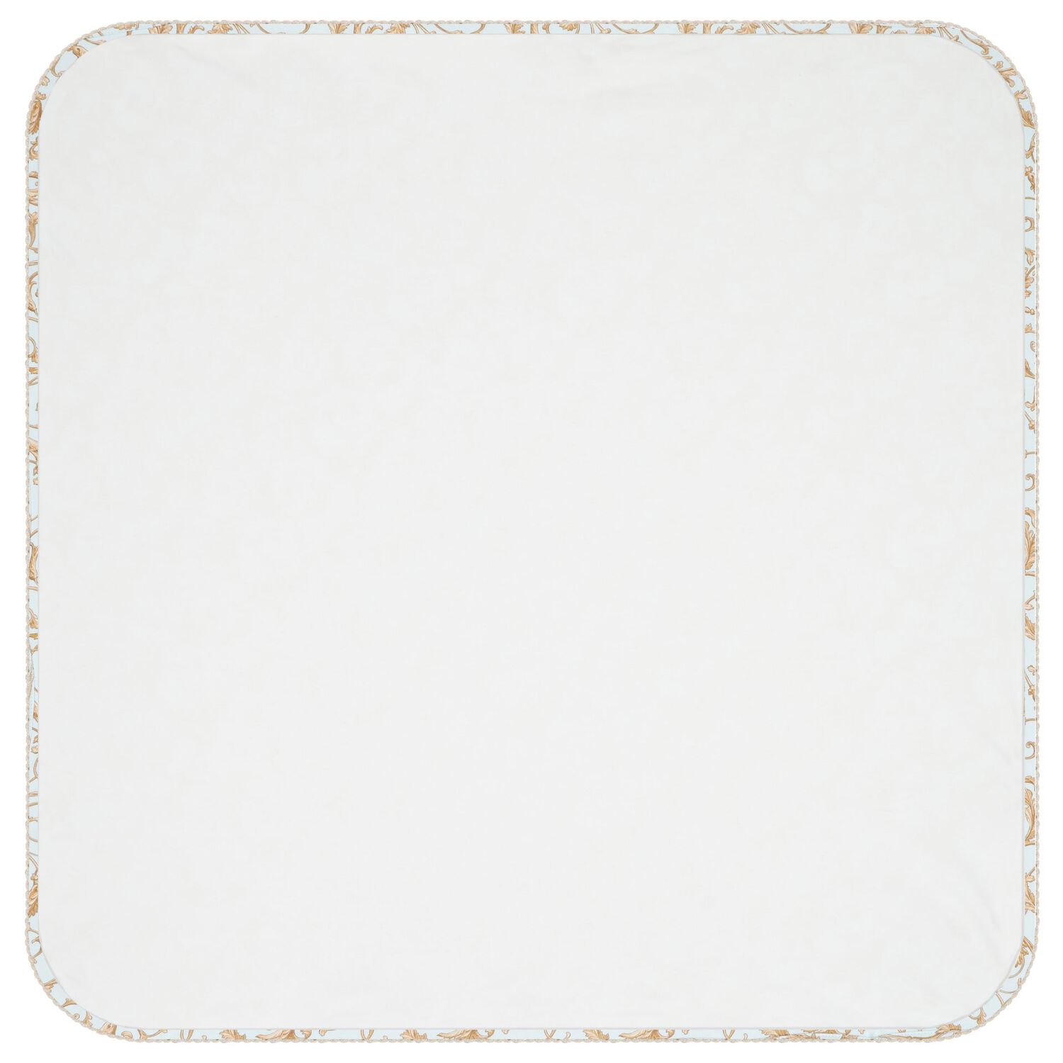 Baby Boys Blue & Gold Blanket, 1, hi-res