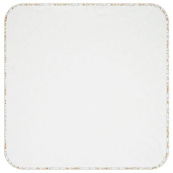 Baby Boys Blue & Gold Blanket, 1 Baby Boys Blue & Gold Blanket