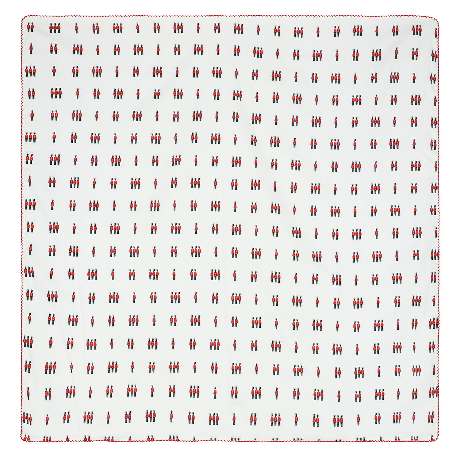 White Printed Baby Blanket, 1, hi-res