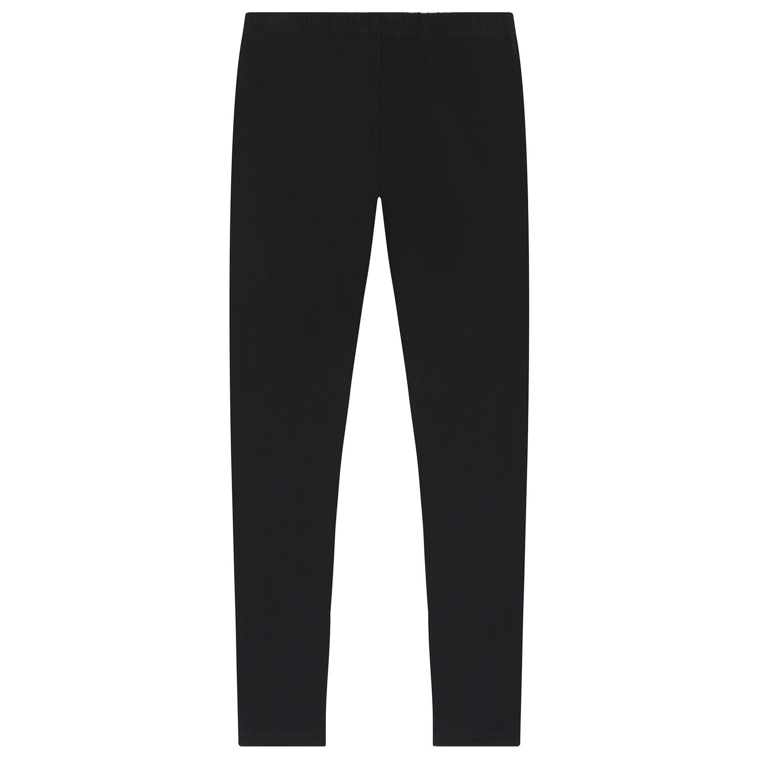 Girls Black Logo Leggings, 1, hi-res image number null