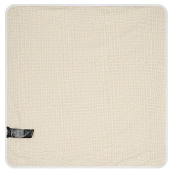 Baby Girls Pink & Gold Logo Blanket