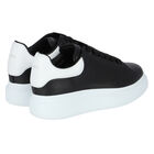 Black & White Logo Trainers, 1, hi-res