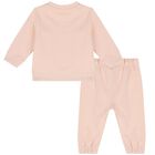 Baby Girls Pink Logo Tracksuit, 2, hi-res