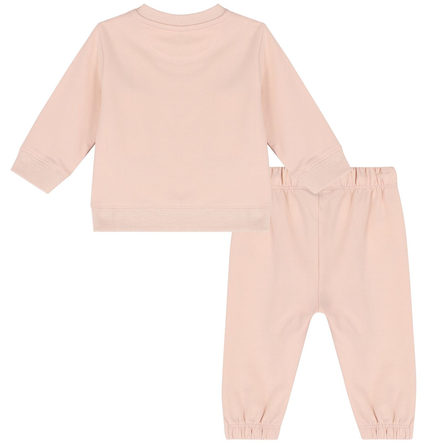 Baby Girls Pink Logo Tracksuit, 2, hi-res
