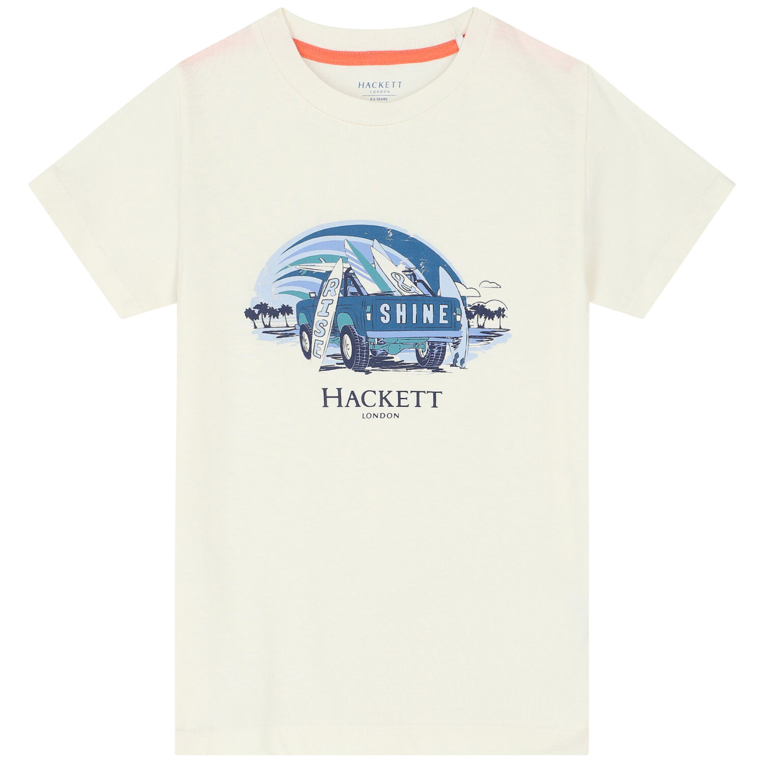 Boys Ivory Logo T-Shirt, 1, hi-res
