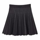 Girl Grey & Silver Knitted Skirt, 1, hi-res