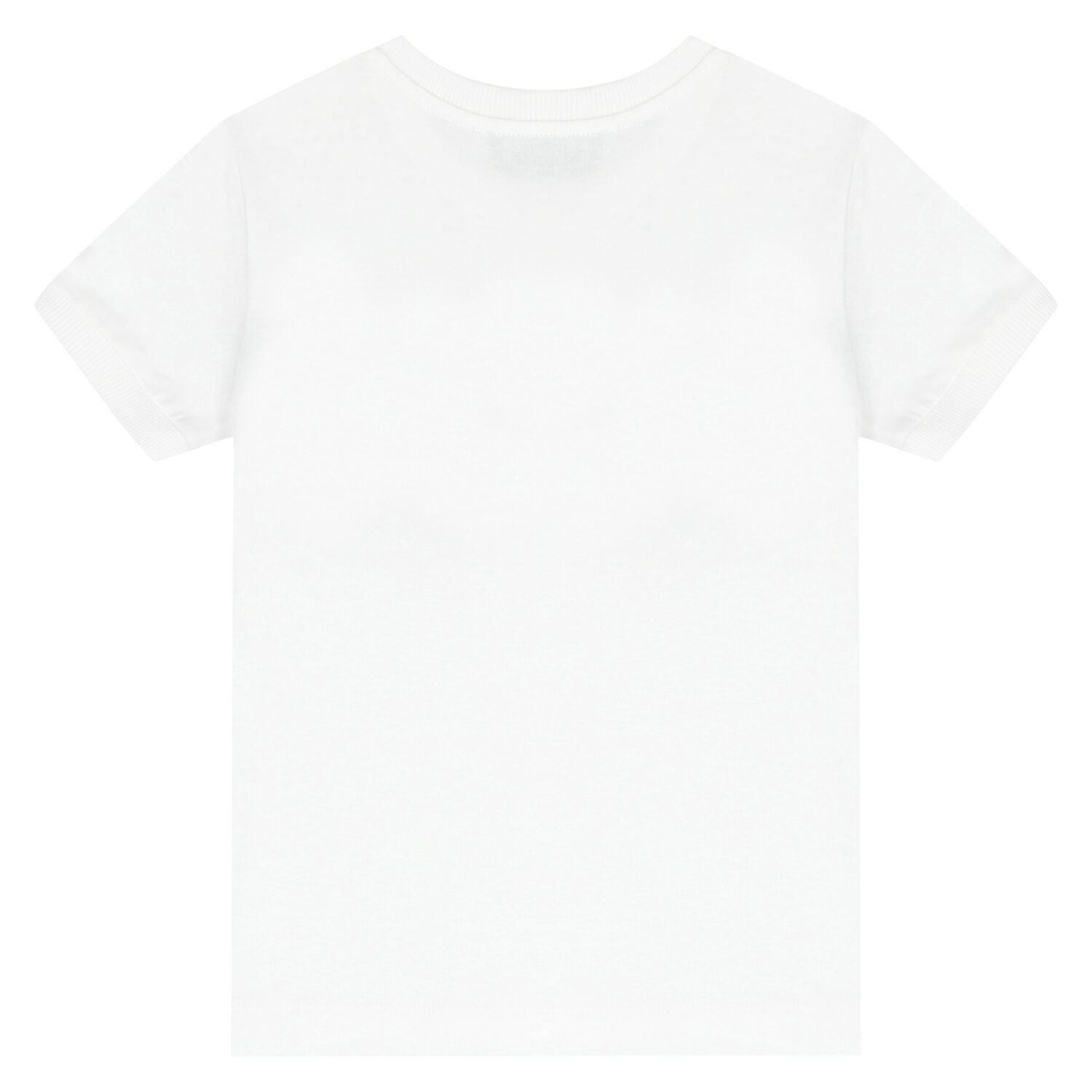 Boys White Logo T-Shirt, 3, hi-res
