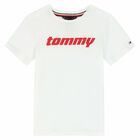 Boys White Logo T-Shirt, 1, hi-res