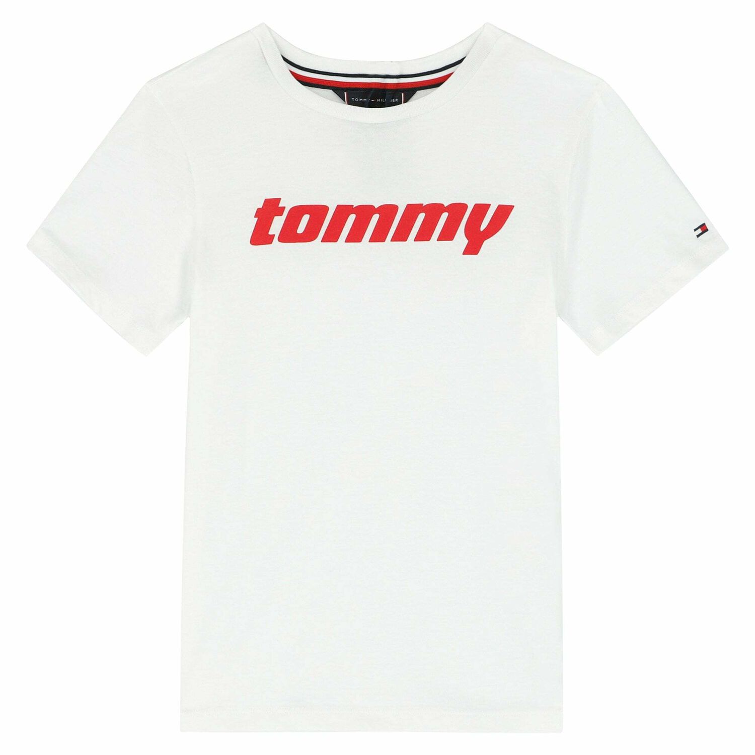 Boys White Logo T-Shirt, 1, hi-res image number null