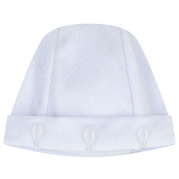 Baby Boys Blue Dots Hat