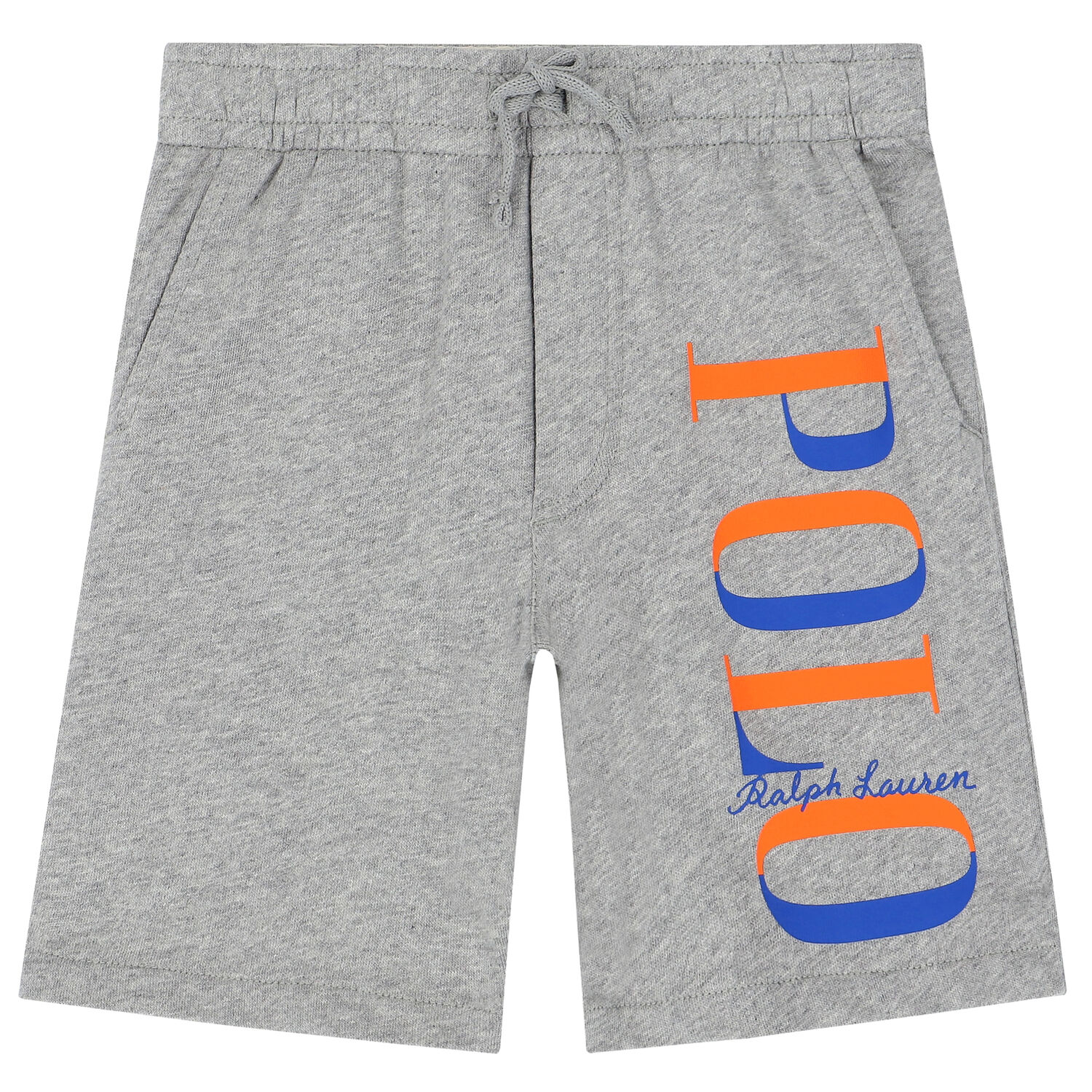 Boys Grey Logo Shorts, 1, hi-res
