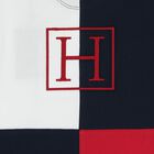 Boys White Logo Polo Shirt, 1, hi-res