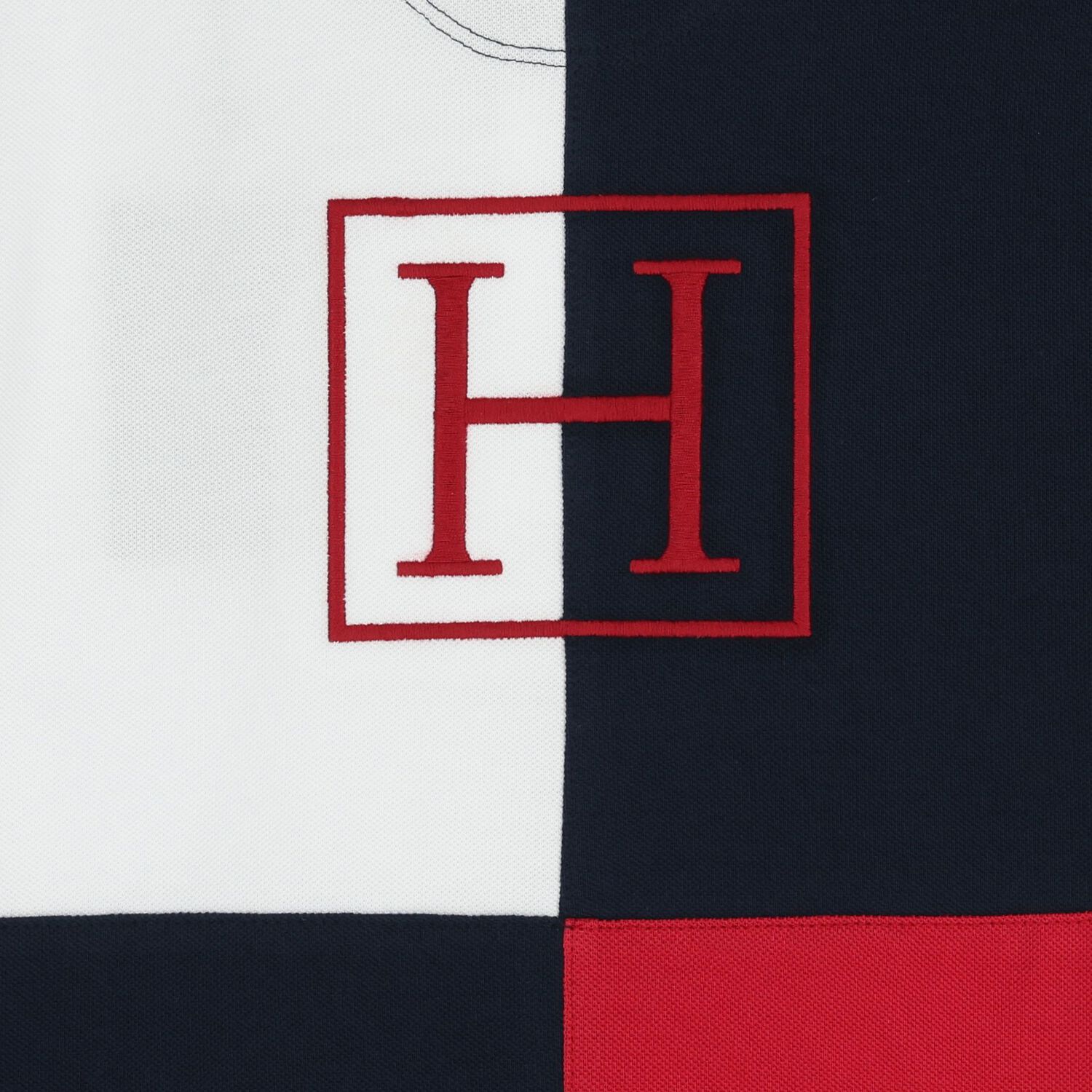 Boys White Logo Polo Shirt, 1, hi-res