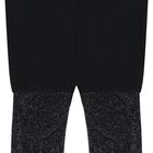 Girls Black Shimmer Tights, 3, hi-res