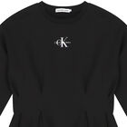 Girls Black Logo Dress, 1, hi-res