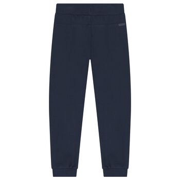 Boys Navy Blue Fleece Joggers