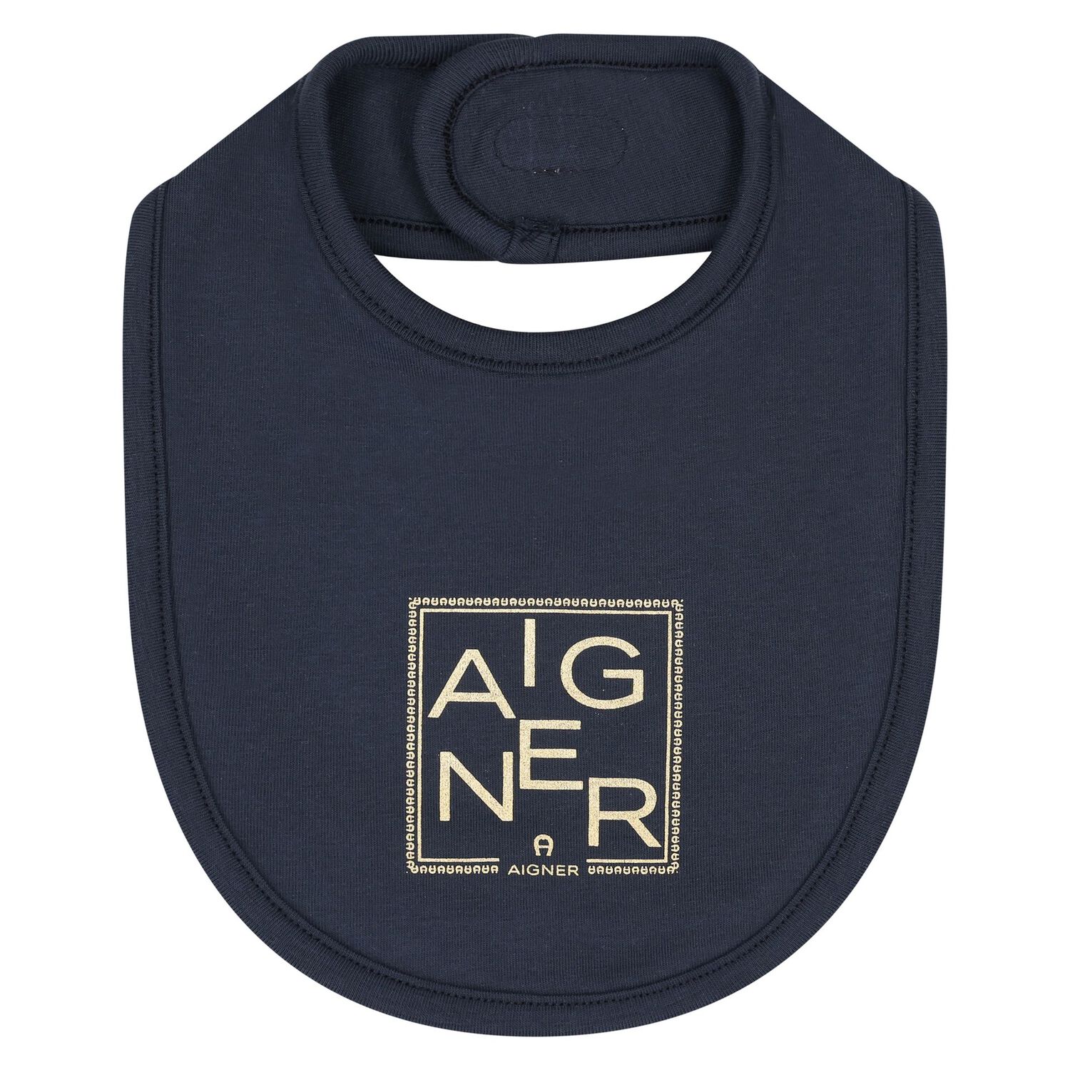 Boys Navy Blue & Gold Babygrow, Hat & Bib Gift Set, 1, hi-res