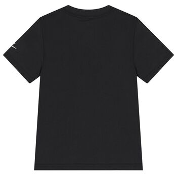 Boys Black Icy Futura Logo T-Shirt