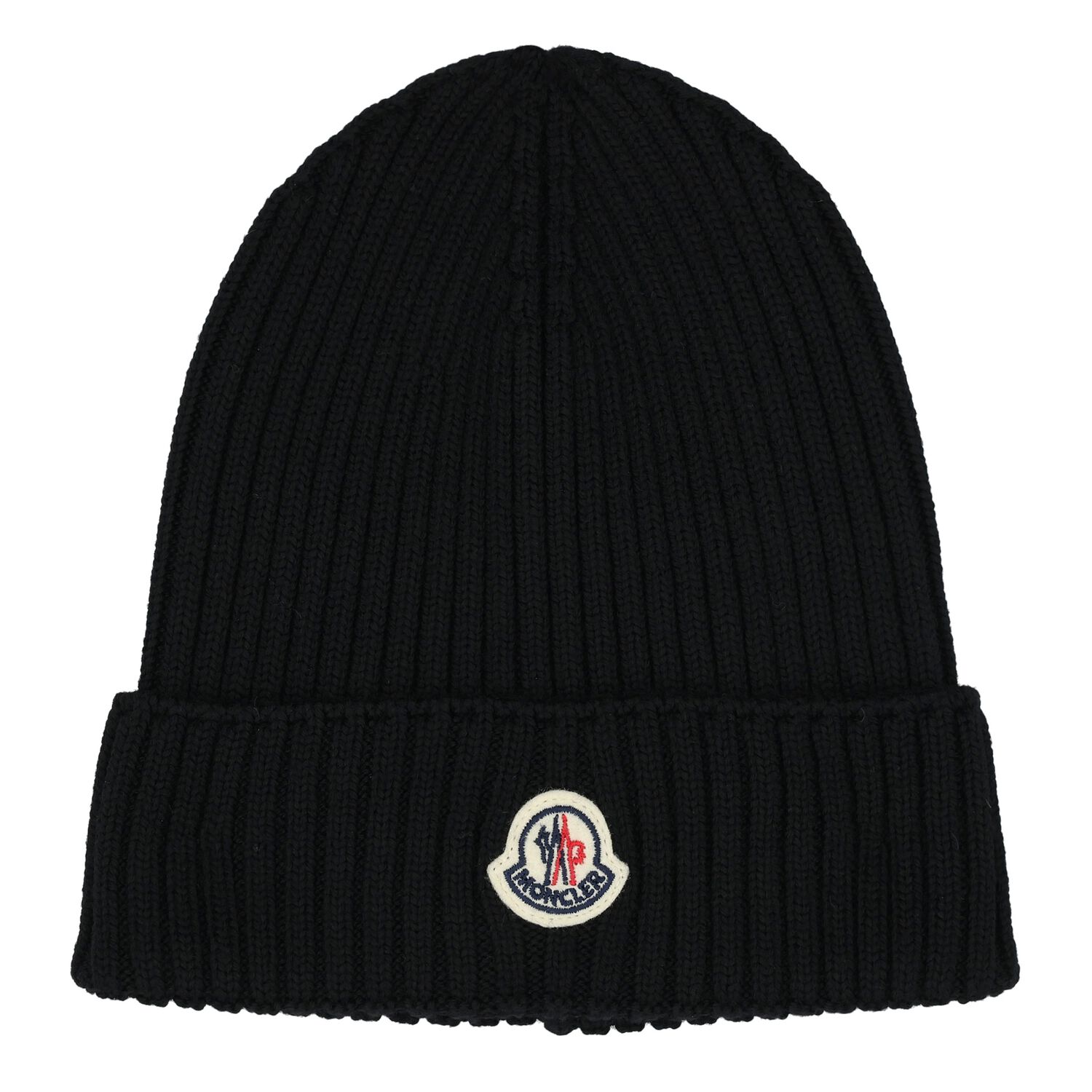 Boys Black Logo Beanie Hat, 1, hi-res image number null