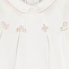 Beige & Ivory Flower Babygrows ( 2-Pack ), 2, hi-res