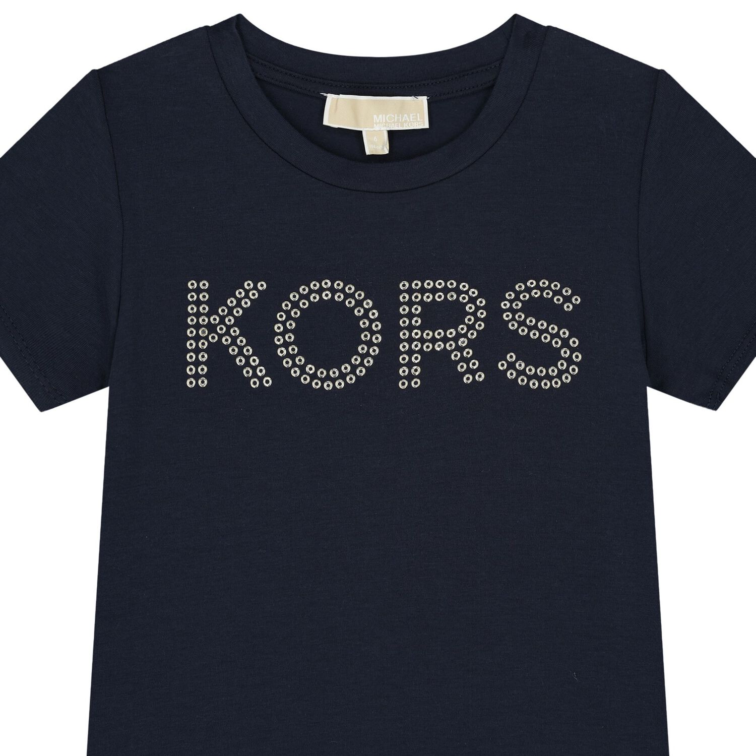 Girls Navy Blue Logo T-Shirt, 2, hi-res