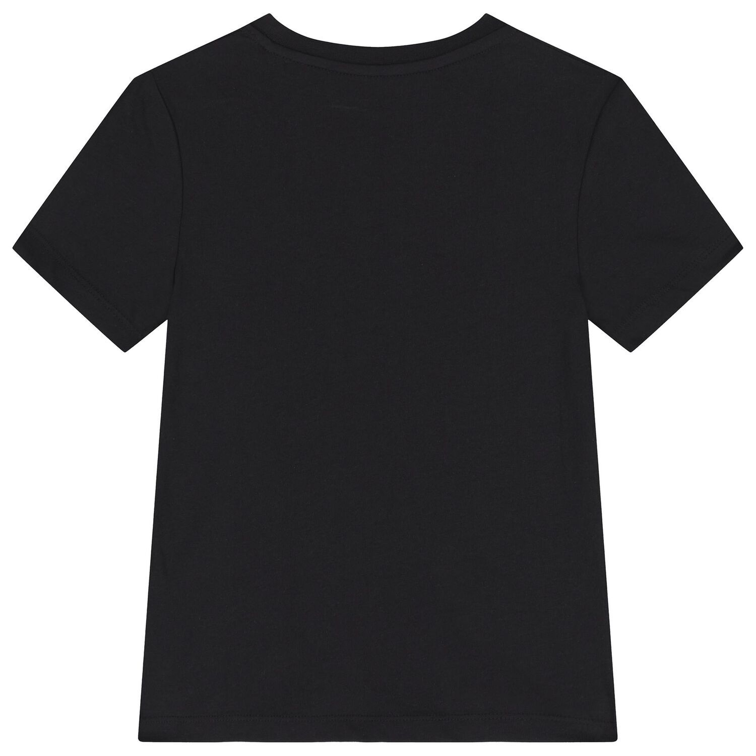 Girls Black Logo T-Shirt, 1, hi-res image number null