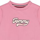 Baby Girls Pink Logo Tracksuit , 3, hi-res