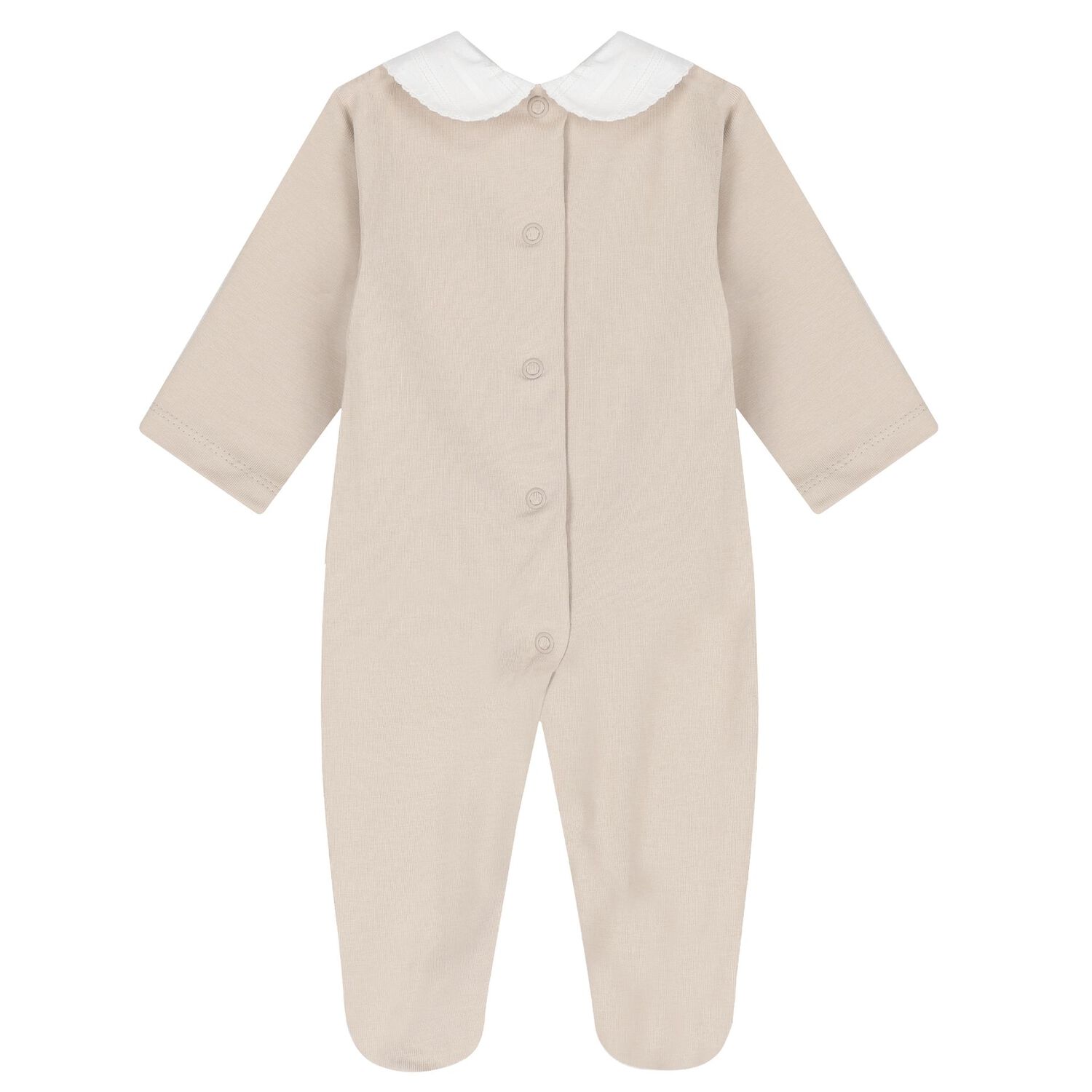 Beige Shirred Babygrow Gift Set, 1, hi-res