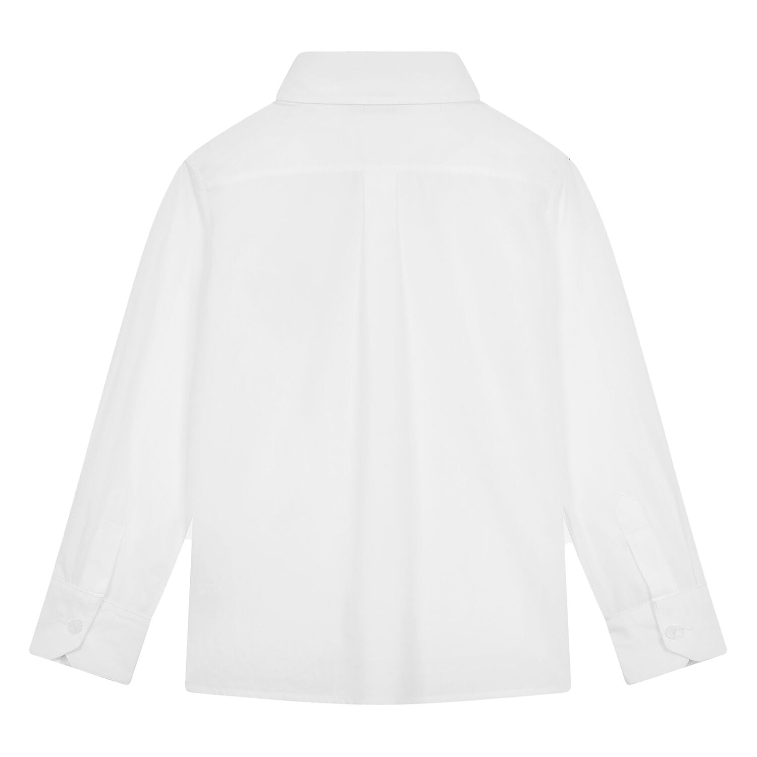 Boys White Bee & Crown Shirt, 1, hi-res